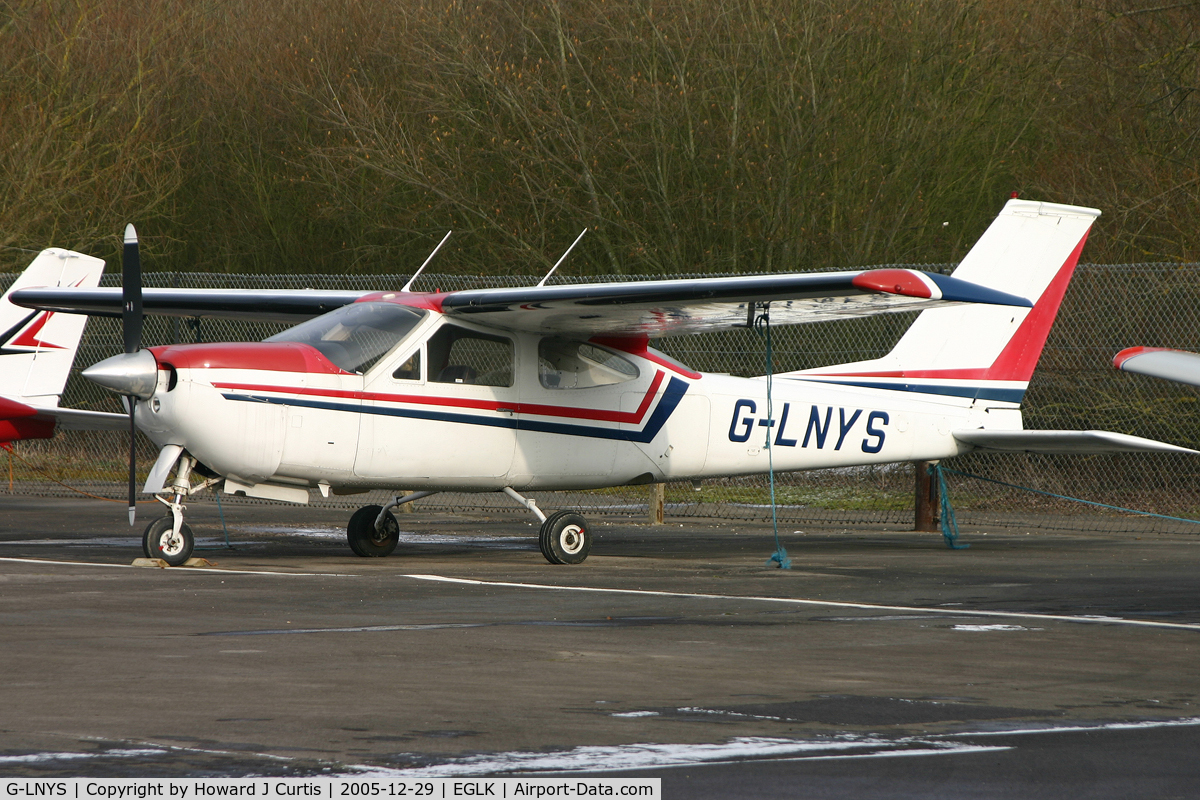 G-LNYS, 1974 Reims F177RG Cardinal RG C/N 0120, Parked up.