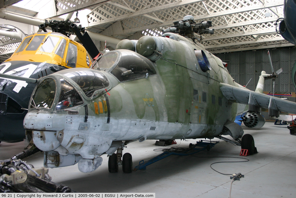 96 21, Mil Mi-24D Hind C/N B4002, At the Imperial War Museum