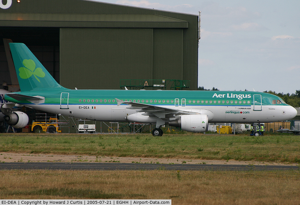 EI-DEA, 2004 Airbus A320-214 C/N 2191, Aer Lingus. For work at BASCO.