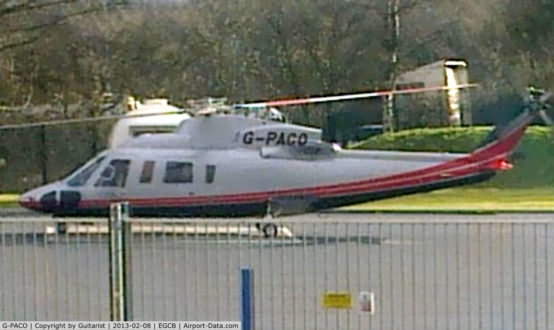 G-PACO, 2009 Sikorsky S-76C C/N 760782, Taken on my mobile phone so not the best quality