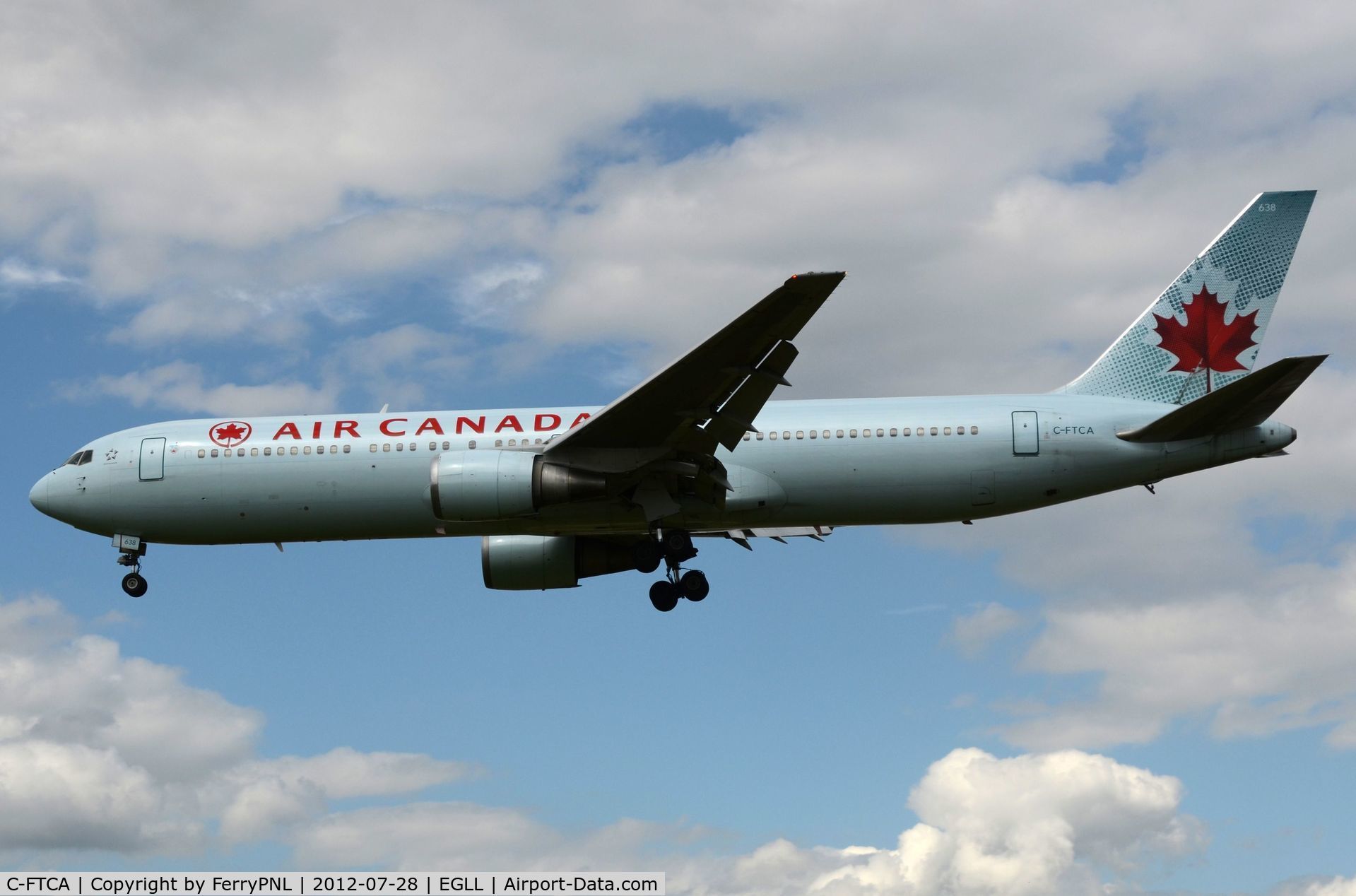 C-FTCA, 1989 Boeing 767-375/ER C/N 24307, Air Canada B763