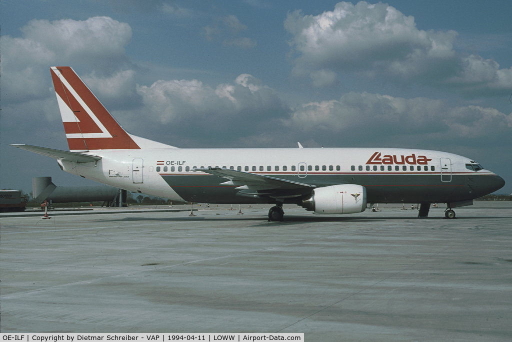 OE-ILF, 1986 Boeing 737-3Z9 C/N 23601/1254, Lauda Air Boeing 737-300