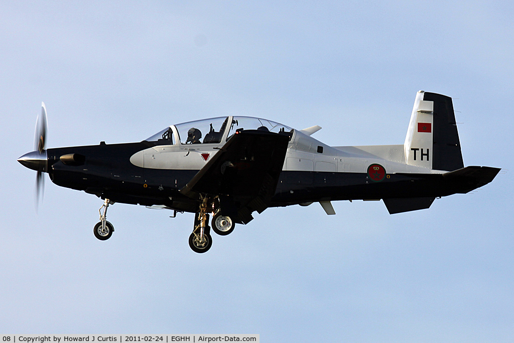 08, 2011 Raytheon T-6B Texan II C/N PM-8, Coded TH. On delivery.