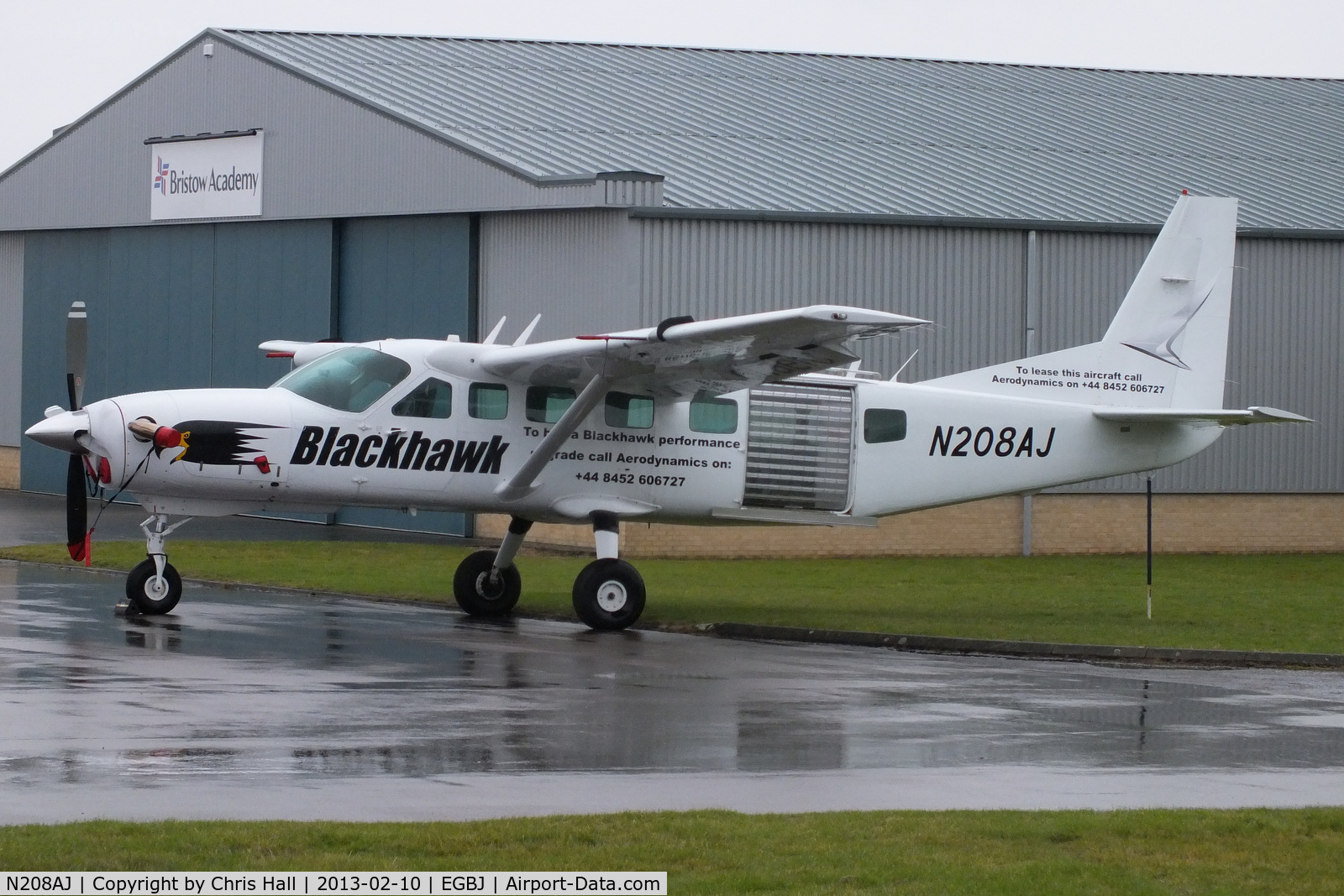 N208AJ, 1998 Cessna 208B Grand Caravan C/N 208B0711, at Gloucestershire Airport