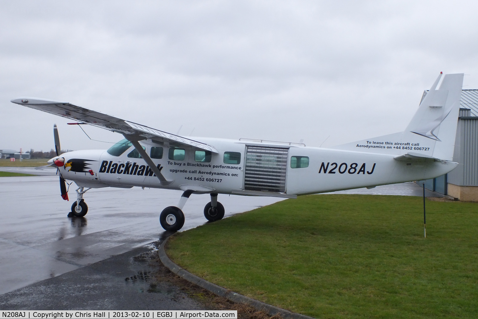 N208AJ, 1998 Cessna 208B Grand Caravan C/N 208B0711, at Gloucestershire Airport