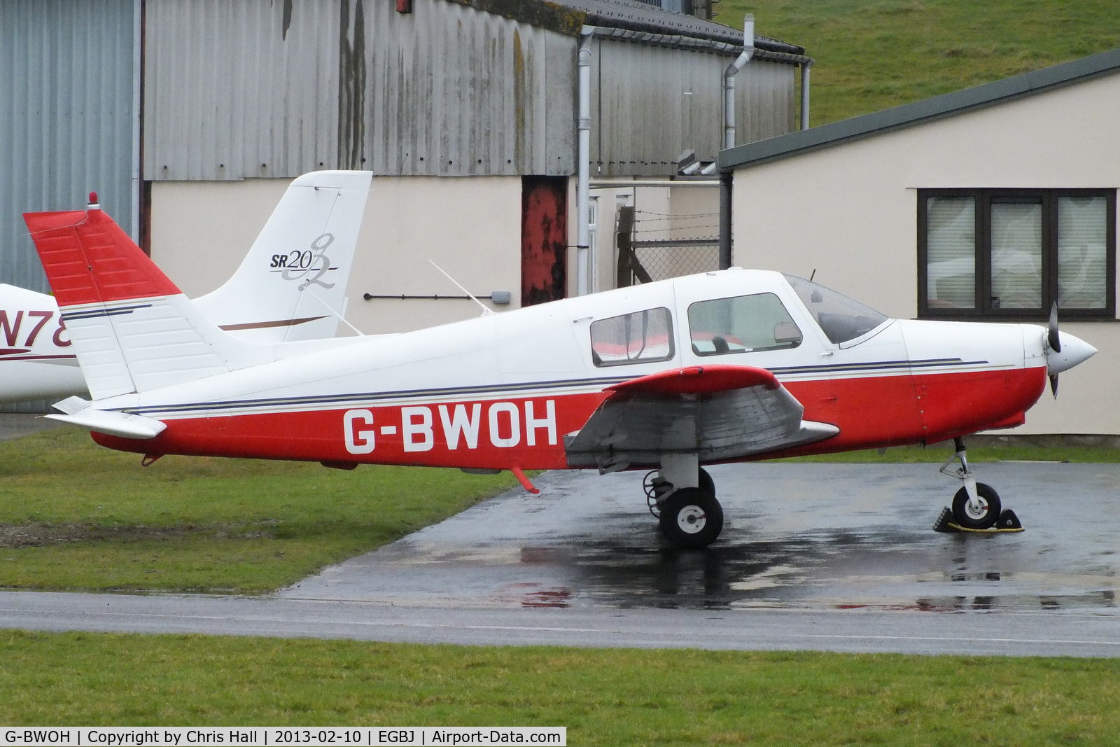 G-BWOH, 1988 Piper PA-28-161 Cadet C/N 2841061, at Gloucestershire Airport