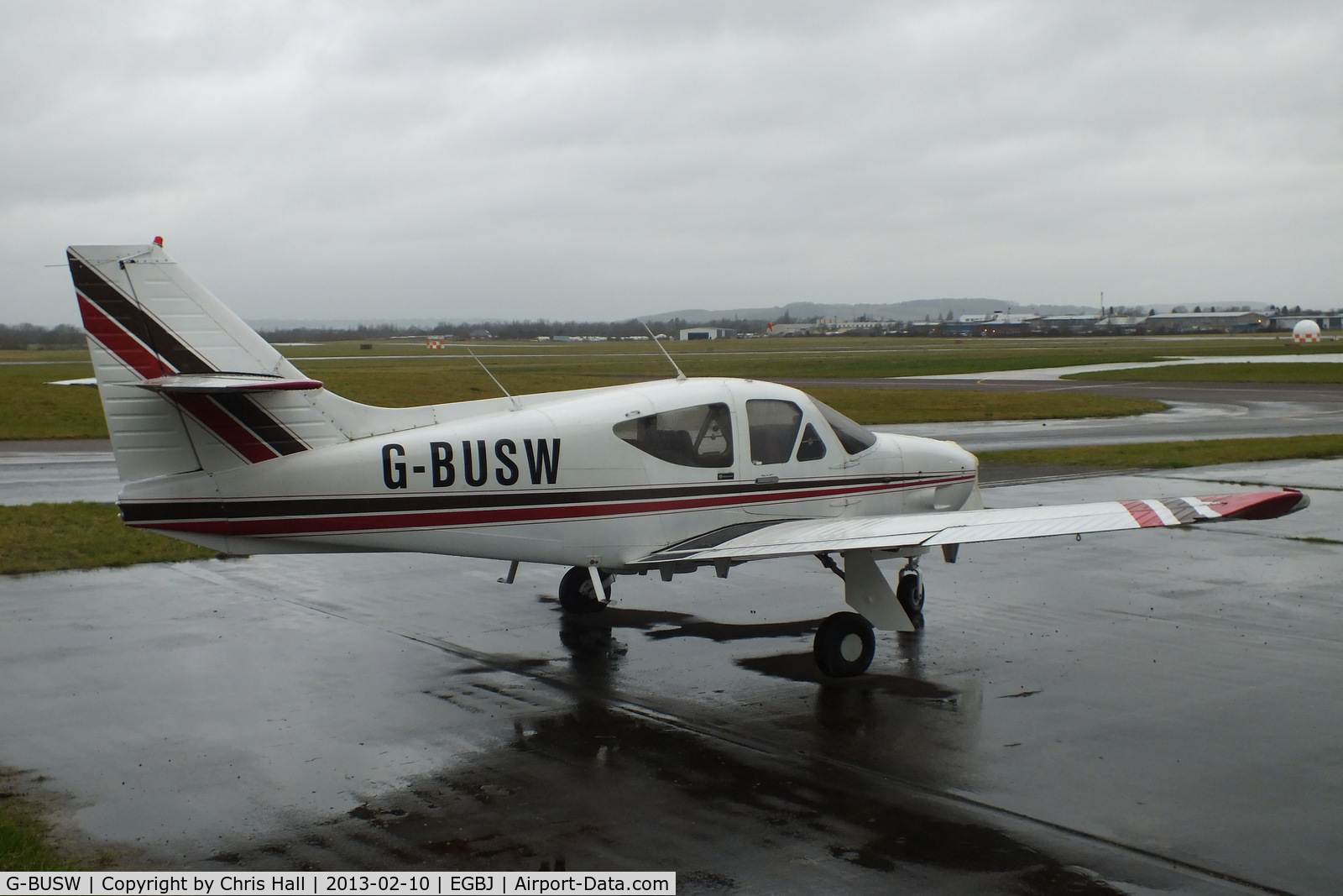 G-BUSW, 1976 Rockwell Commander 114 C/N 14079, at Gloucestershire Airport