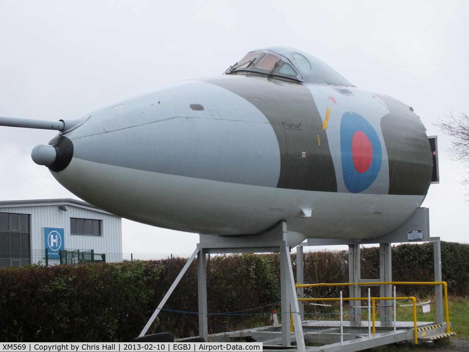 XM569, 1961 Avro Vulcan B.2 C/N Set 50, now displayed at the 