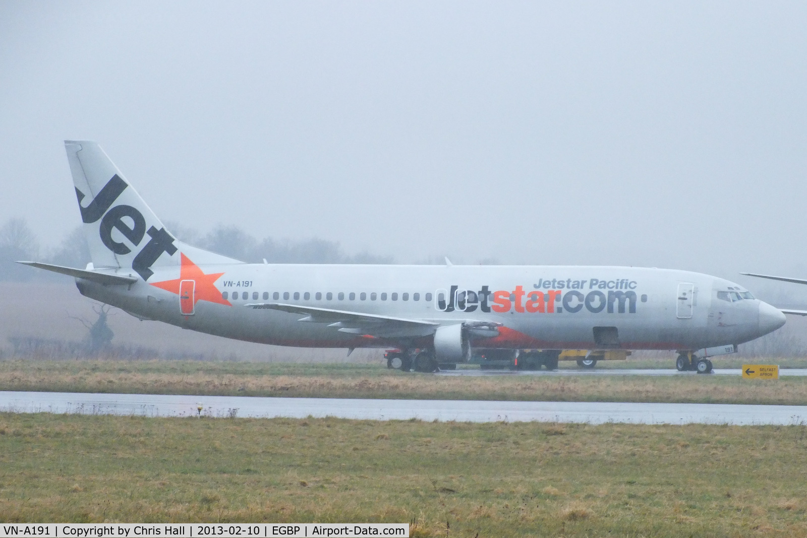 VN-A191, 1994 Boeing 737-4H6 C/N 27306, ex Jetstar Pacific Airlines B737 due to be scrapped bt ASI at Kemble