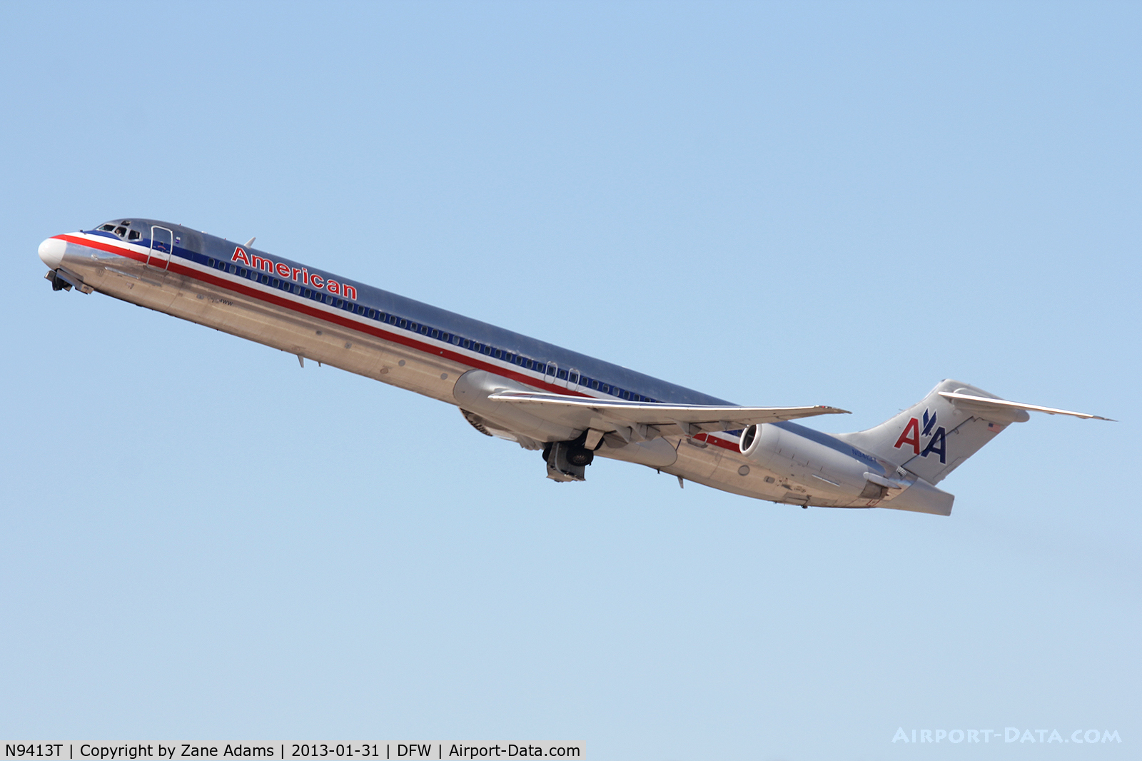 N9413T, 1995 McDonnell Douglas MD-83 (DC-9-83) C/N 53188, American Airlines at DFW Airport