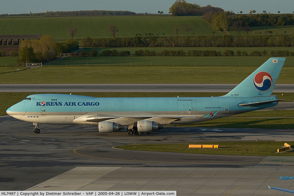 HL7497, 1996 Boeing 747-4B5F C/N 26401, Korean Air Cargo Boeing 747-400