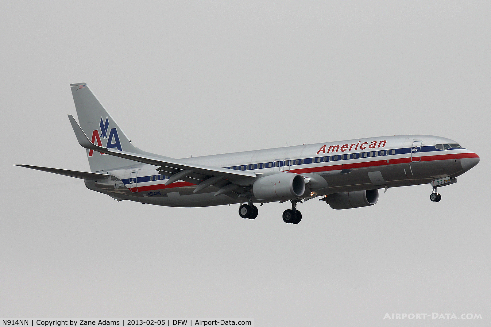 N914NN, 2012 Boeing 737-823 C/N 31161, American Airlines at DFW Airport