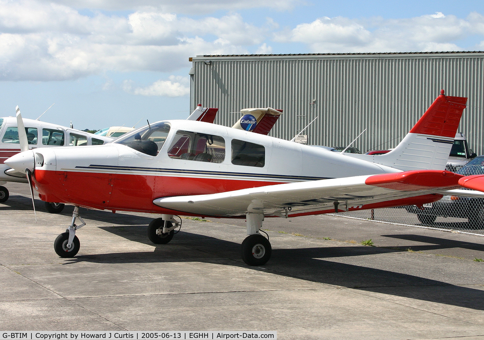 G-BTIM, 1989 Piper PA-28-161 Cadet C/N 2841159, Privately owned.