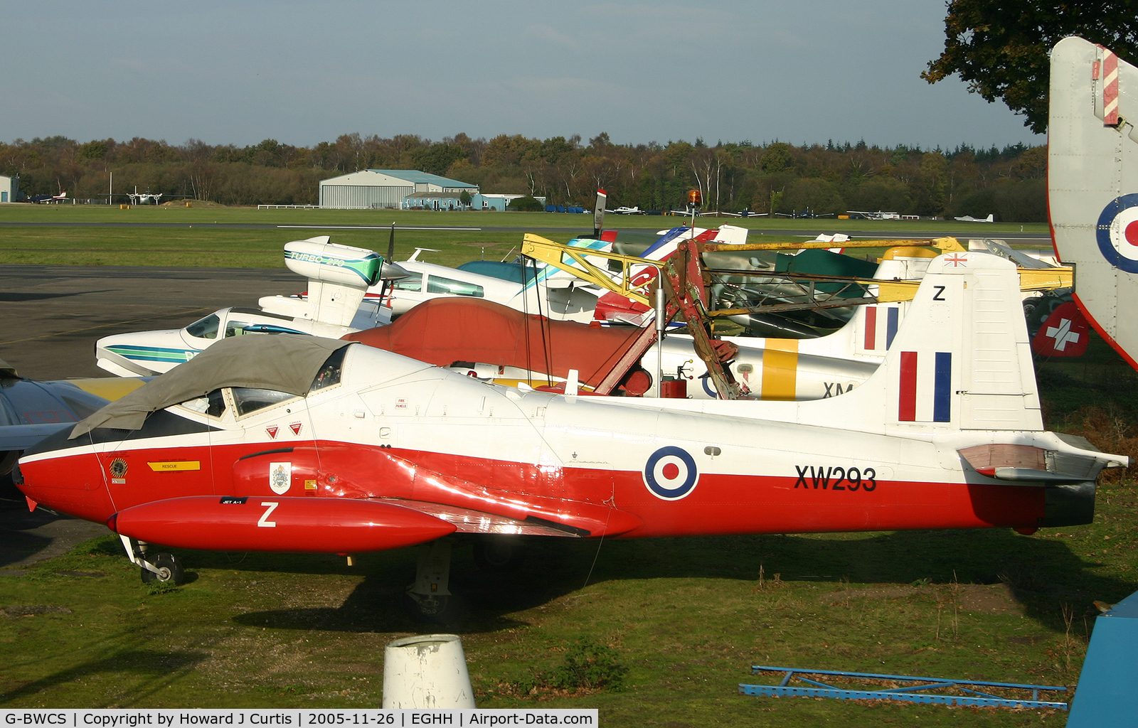 G-BWCS, 1971 BAC 84 Jet Provost T.5 C/N EEP/JP/957, Painted as XW293.