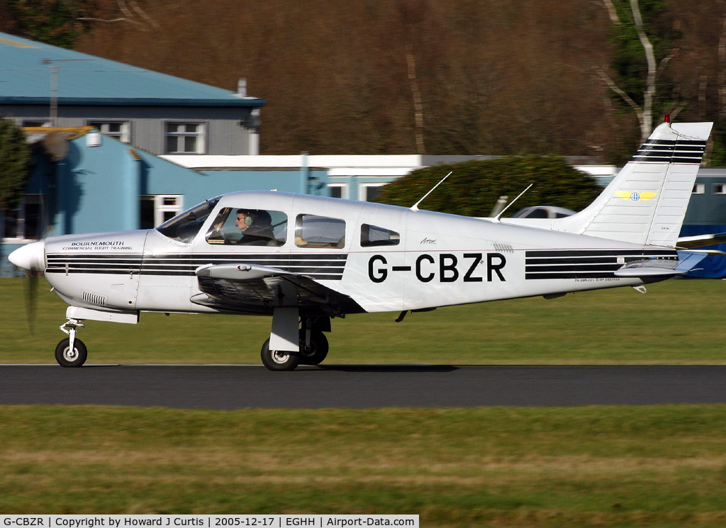 G-CBZR, 1989 Piper PA-28R-201 Cherokee Arrow III C/N 2837029, Privately owned.