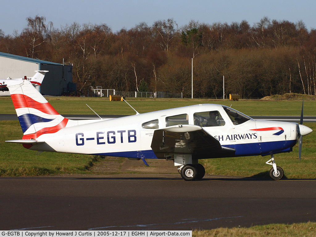 G-EGTB, 1978 Piper PA-28-161 Cherokee Warrior II C/N 28-7816074, British Airways Flying Club.
