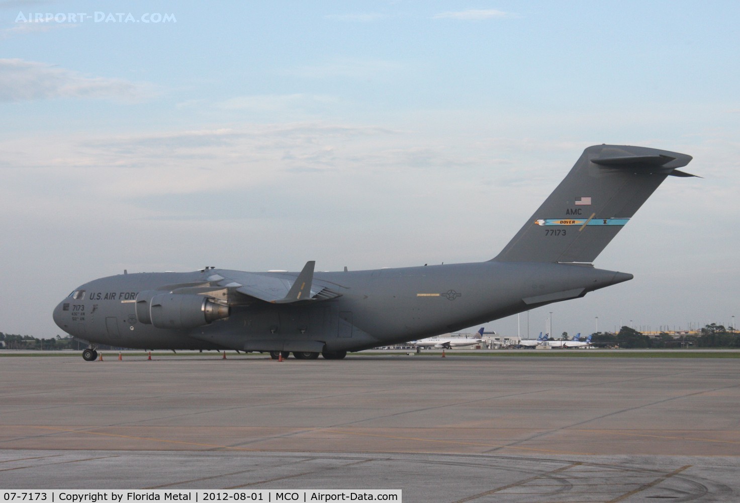 07-7173, 2007 Boeing C-17A Globemaster III C/N P-173, C-17 for an Obama visit