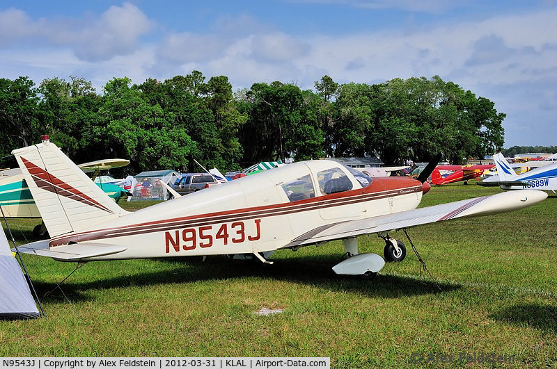 N9543J, 1966 Piper PA-28-180 C/N 28-3672, SUN-N-FUN