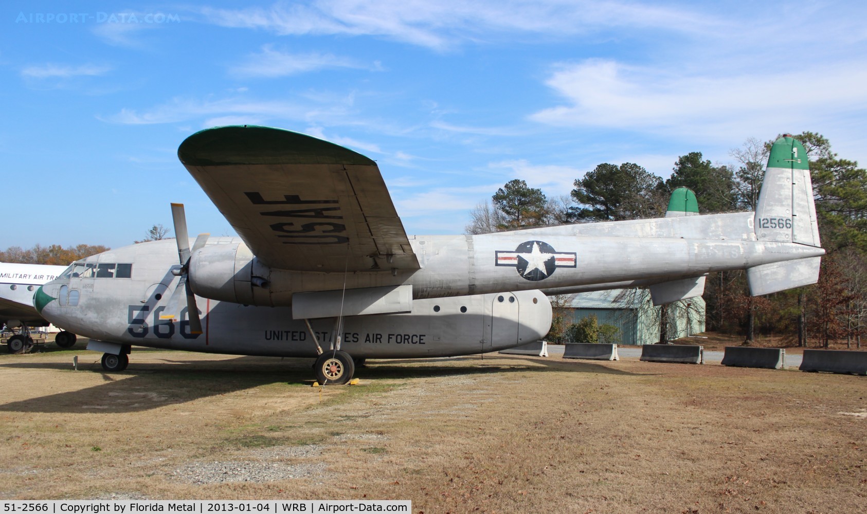 51-2566, 1951 Fairchild C-119C Flying Boxcar C/N 10524, C-119C Boxcar
