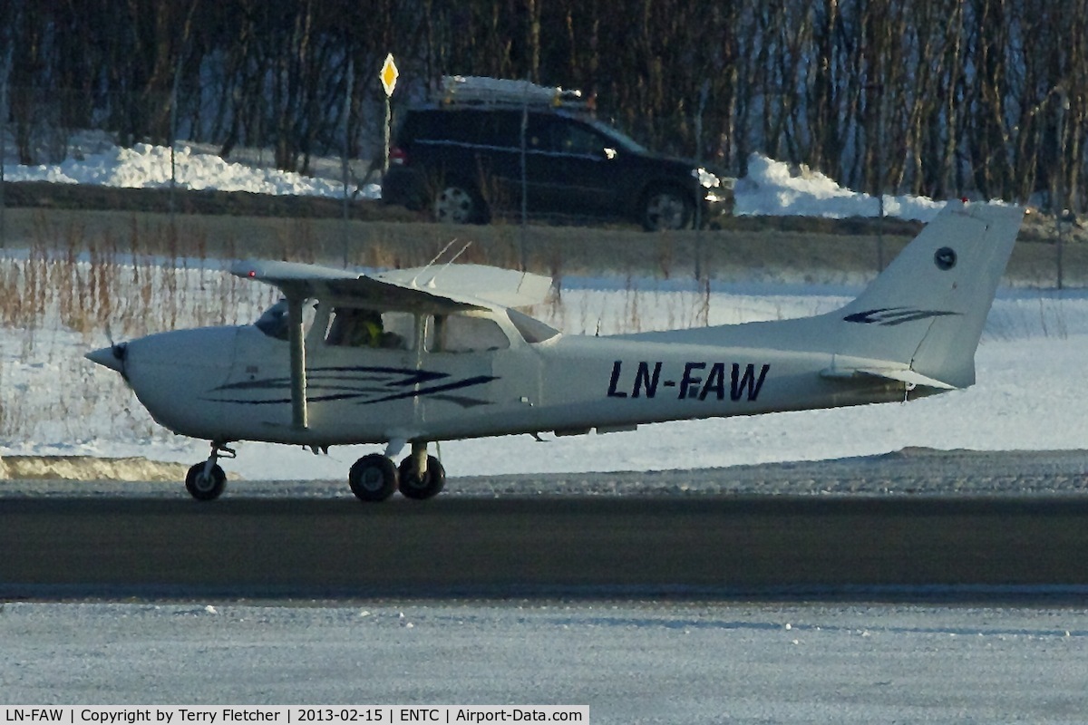 LN-FAW, Cessna F172N C/N 1703, Cessna F172N, c/n: 1703 at Tromso