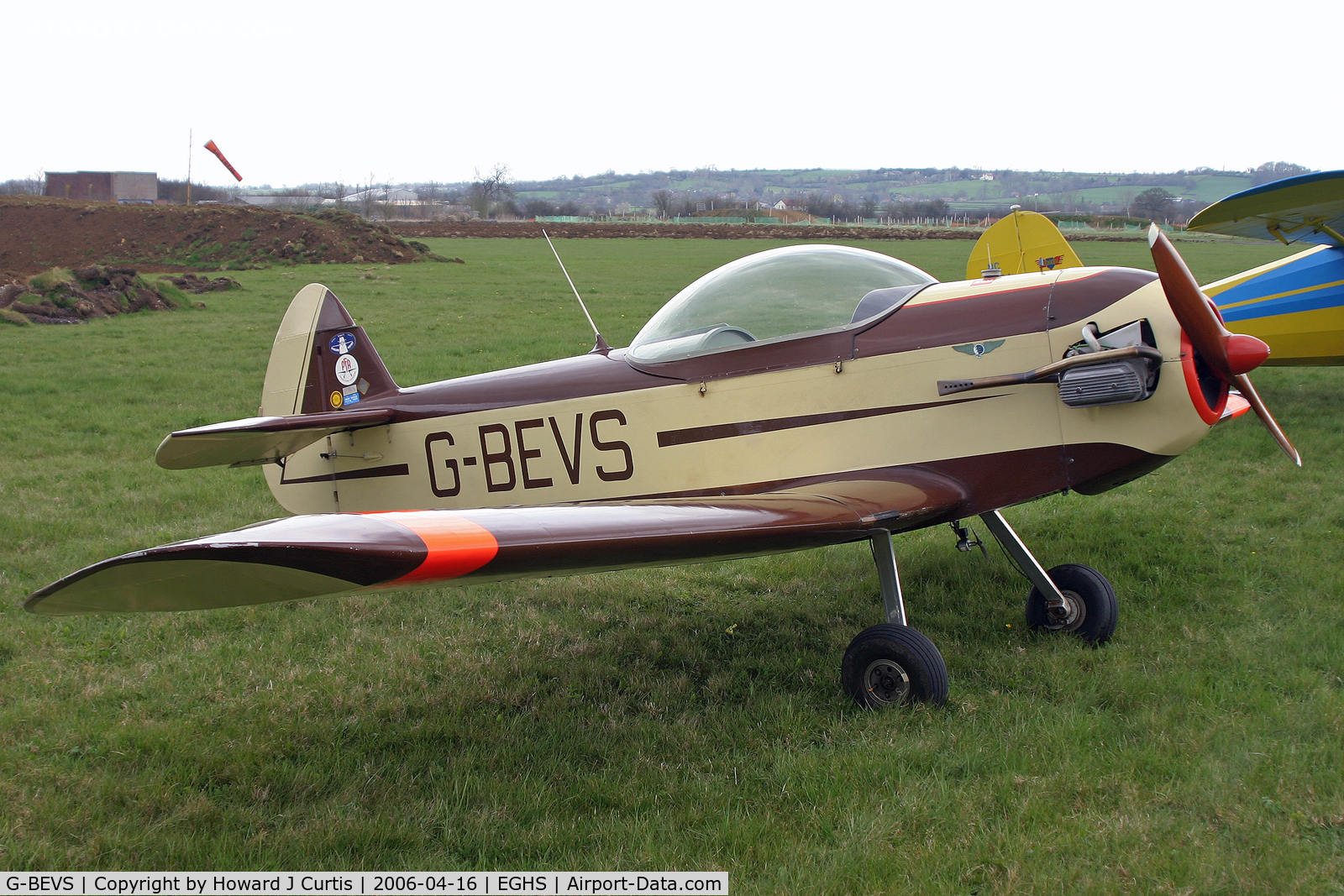 G-BEVS, 1978 Taylor Monoplane C/N PFA 1429, Privately owned, at the PFA fly-in here.