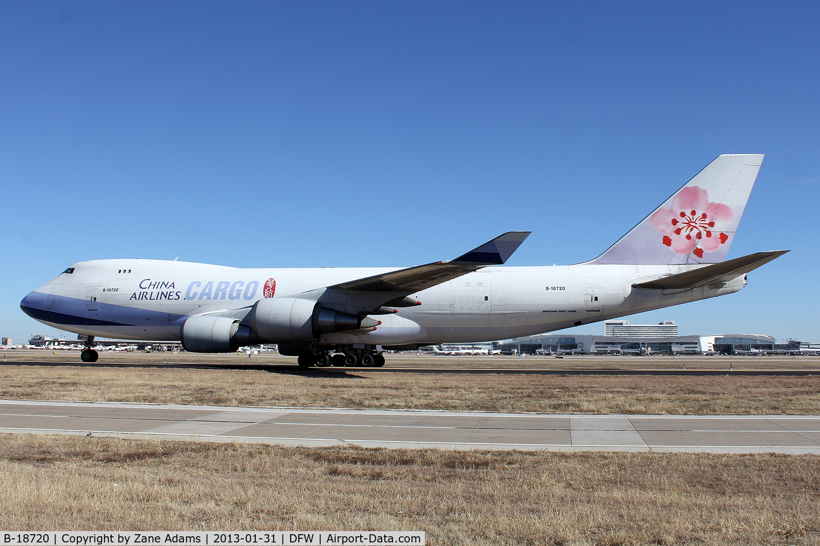 B-18720, 2005 Boeing 747-409F/SCD C/N 33733, China Airlines Cargo at DFW Airport