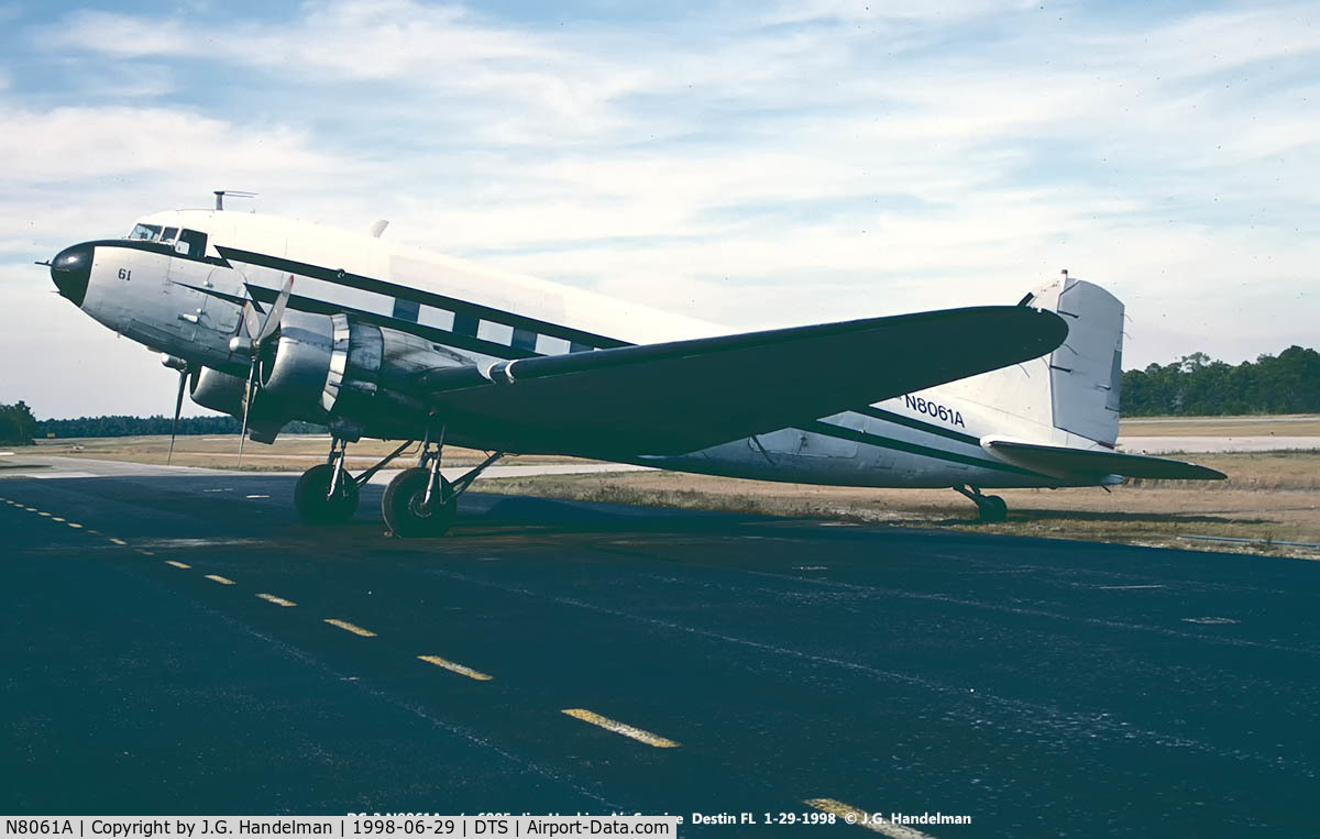 N8061A, 1946 Douglas DC-3 C/N 6085, At Destin FL