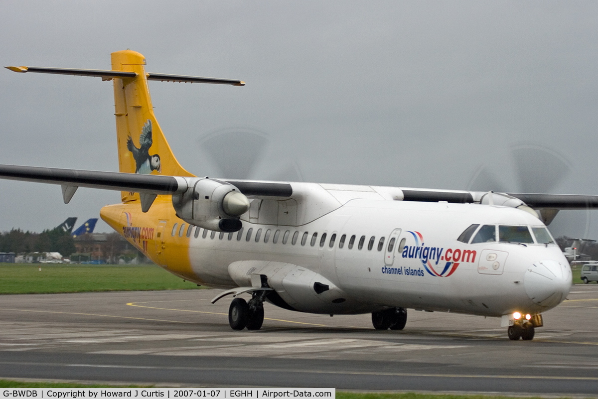 G-BWDB, 1995 ATR 72-202 C/N 449, Aurigny