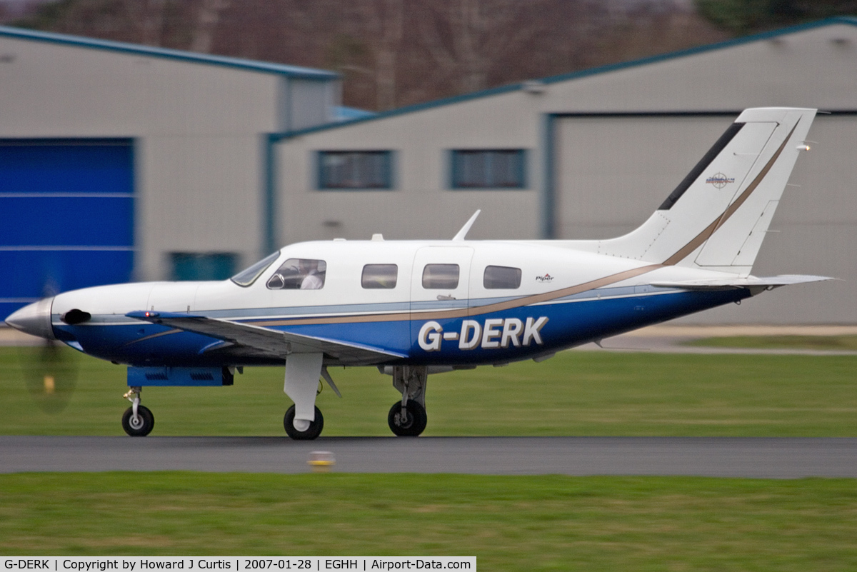 G-DERK, Piper PA-46-500TP Malibu Meridian C/N 4697152, Privately owned.