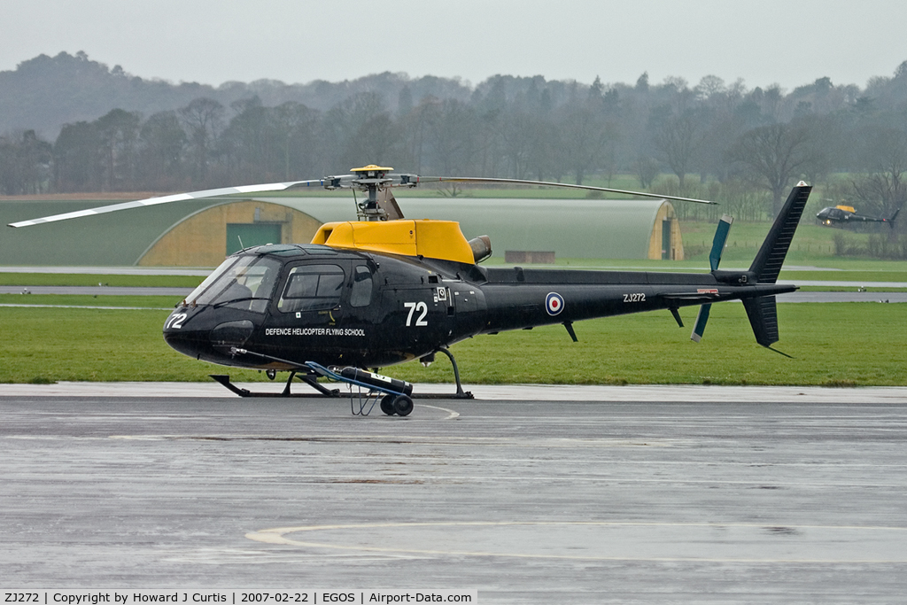 ZJ272, 1997 Eurocopter AS-350BB Squirrel HT1 Ecureuil C/N 3005, Defence Helicopter Flying School.