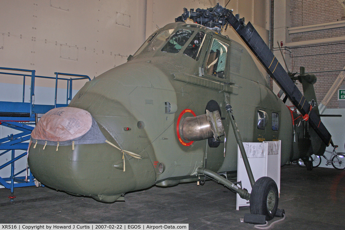 XR516, 1964 Westland Wessex HC.2 C/N WA138, Royal Air Force, in store. Coded V.