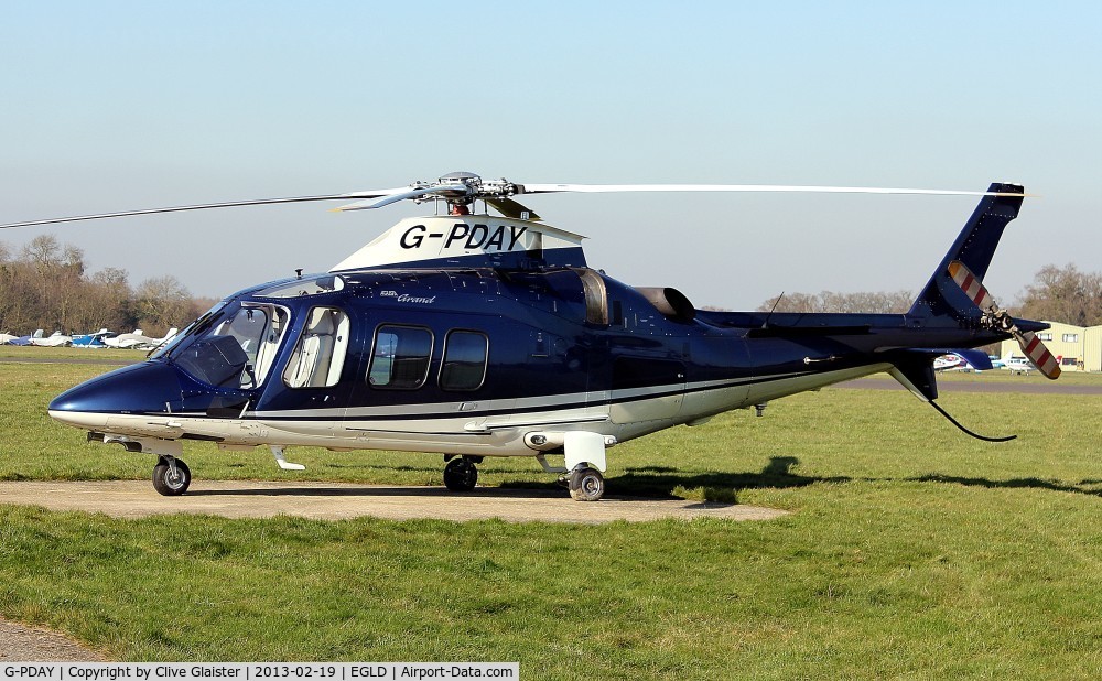 G-PDAY, 2006 Agusta A-109S Grand C/N 22011, Ex: G-CDWY > G-PDAY - Originally owned to, Sports World International Ltd in June 2006 as G-CDWY and
currently with, ProQuip (Group) Ltd since December 2012 as G-PDAY.