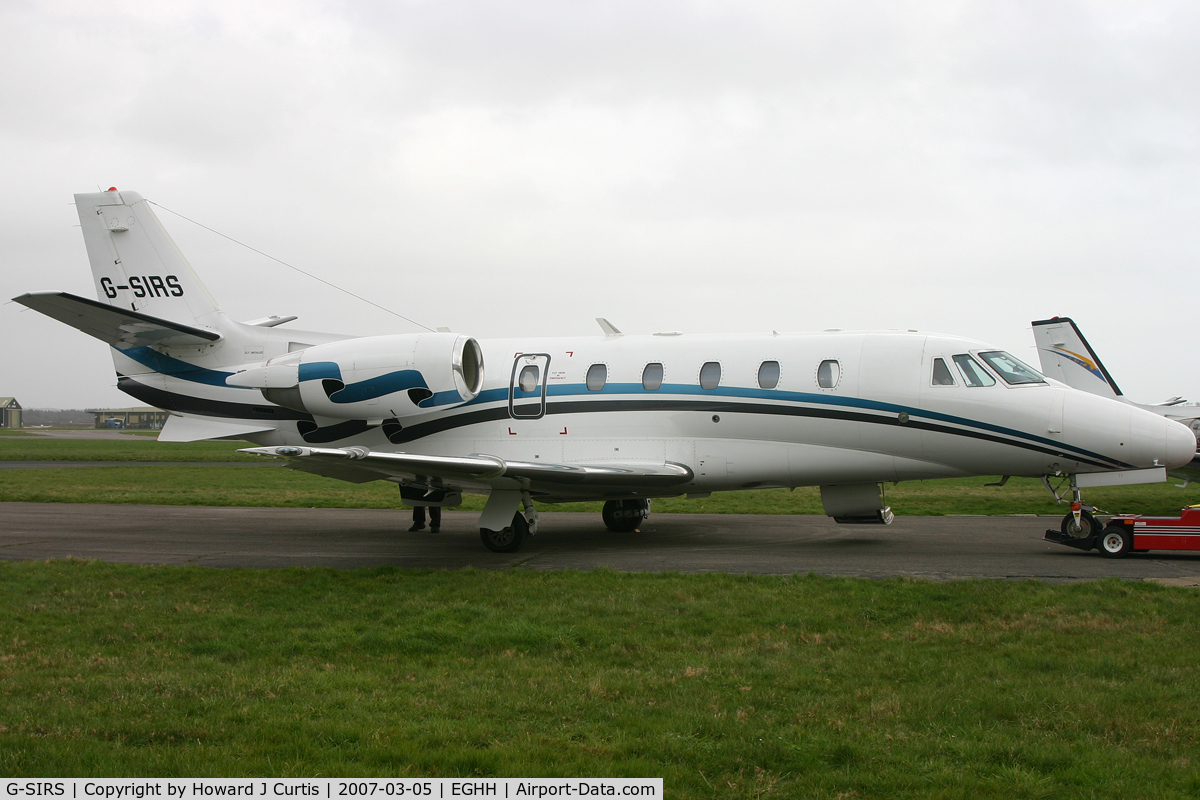 G-SIRS, 2001 Cessna 560XL Citation Excel C/N 560-5185, Corporate