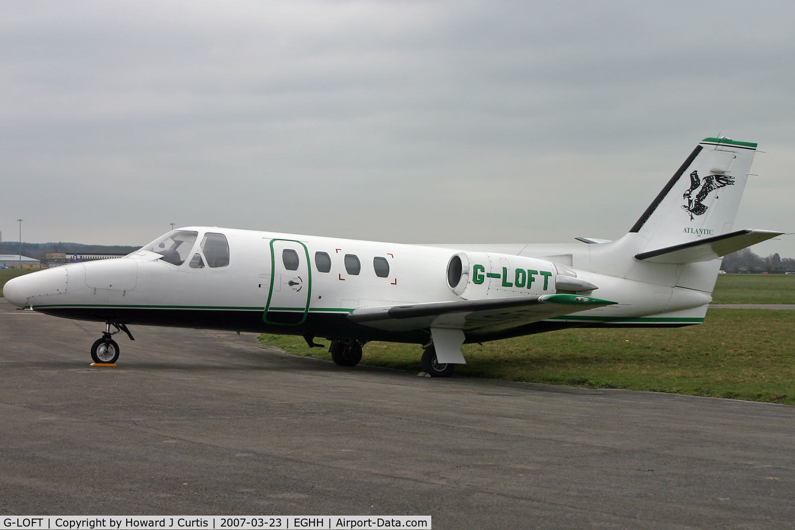 G-LOFT, 1976 Cessna 500 Citation C/N 500-0331, Atlantic Airlines colours.