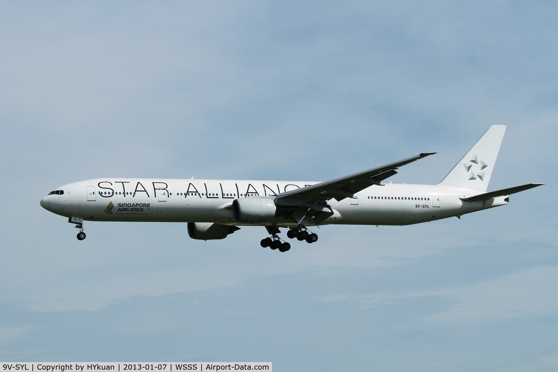 9V-SYL, 2005 Boeing 777-312 C/N 33376, Star Alliance cs