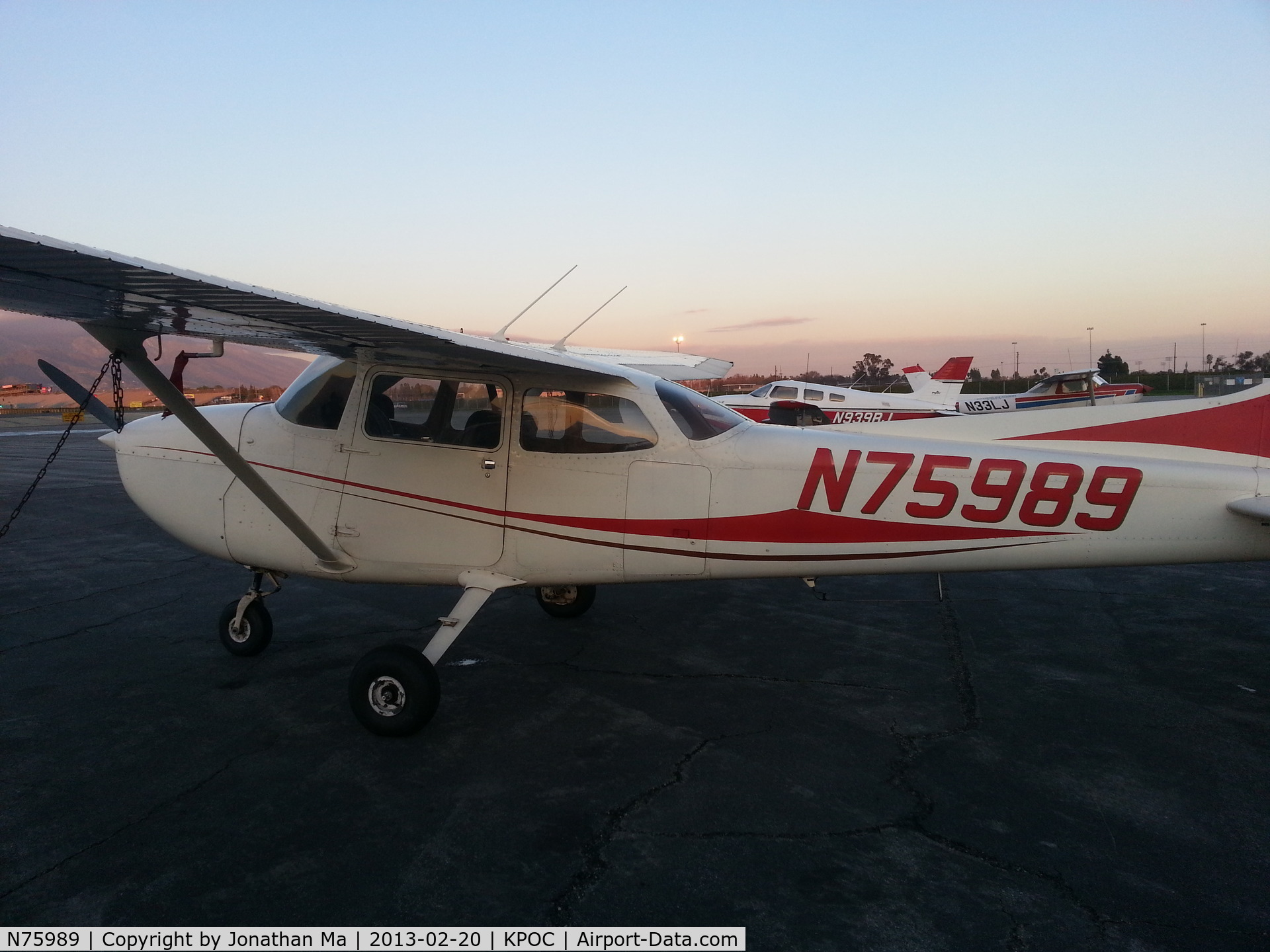 N75989, 1976 Cessna 172N C/N 17268089, Grounded after a fuel leak