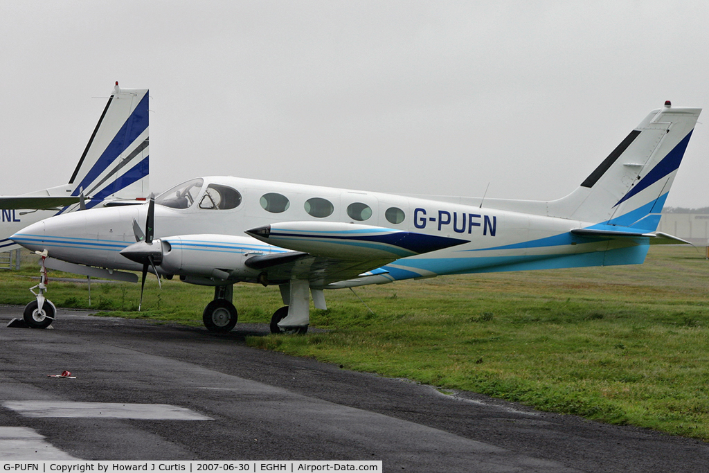 G-PUFN, 1976 Cessna 340A C/N 340A-0114, Privately owned.