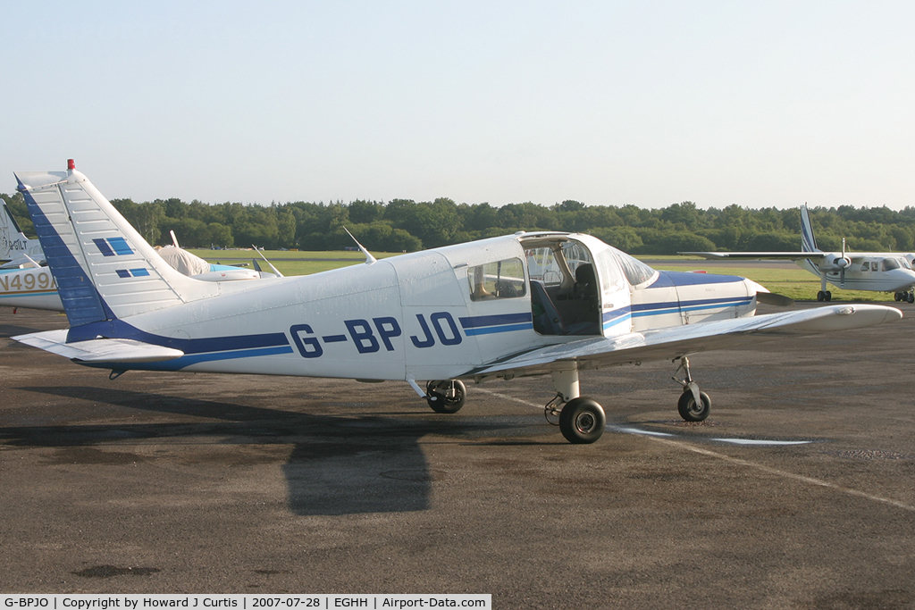 G-BPJO, 1988 Piper PA-28-161 Cadet C/N 28-41014, Privately owned.