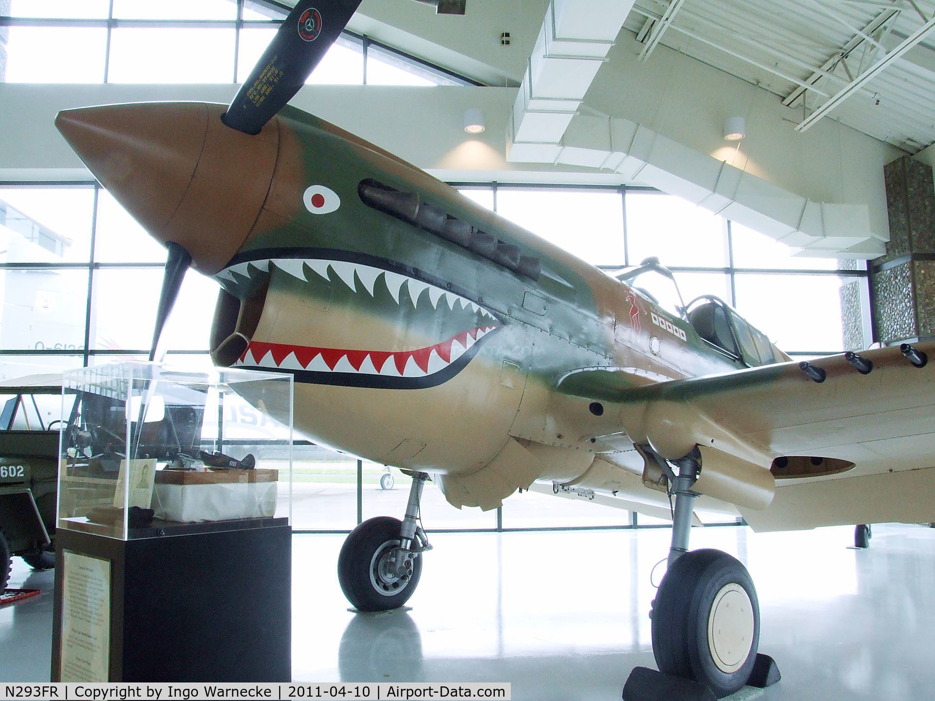 N293FR, 1944 Curtiss P-40K Warhawk C/N 2133, Curtiss P-40K Kittyhawk at the Evergreen Aviation & Space Museum, McMinnville OR
