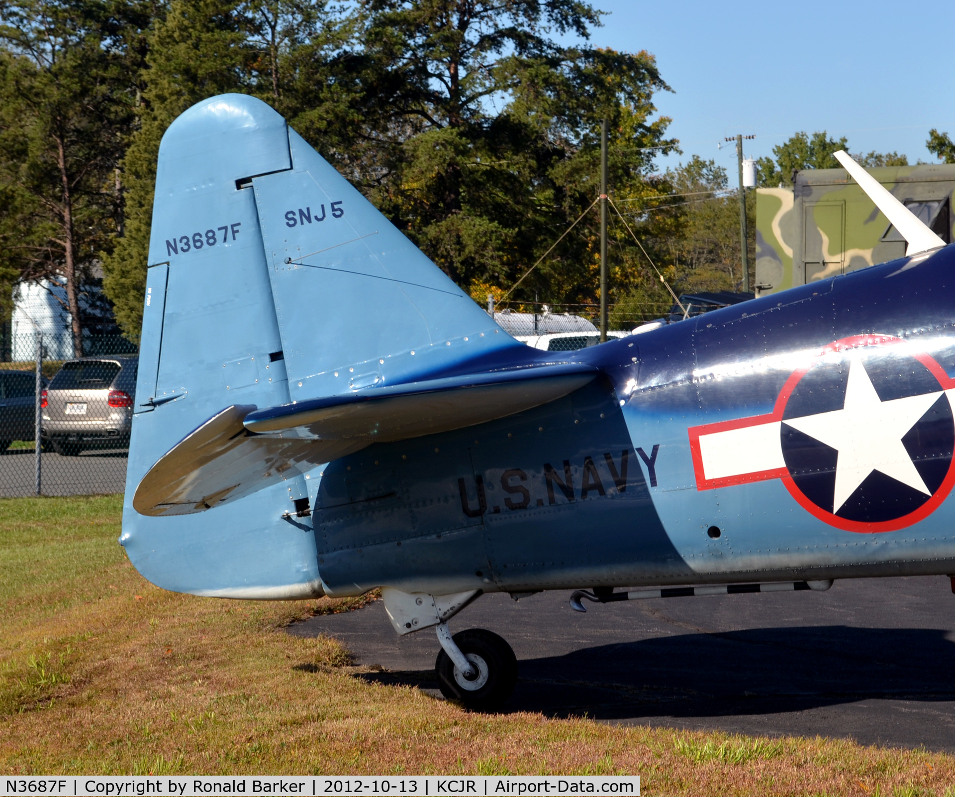 N3687F, 1958 North American SNJ-5 Texan Texan C/N 88-15902, Culpeper Air Fest 2012