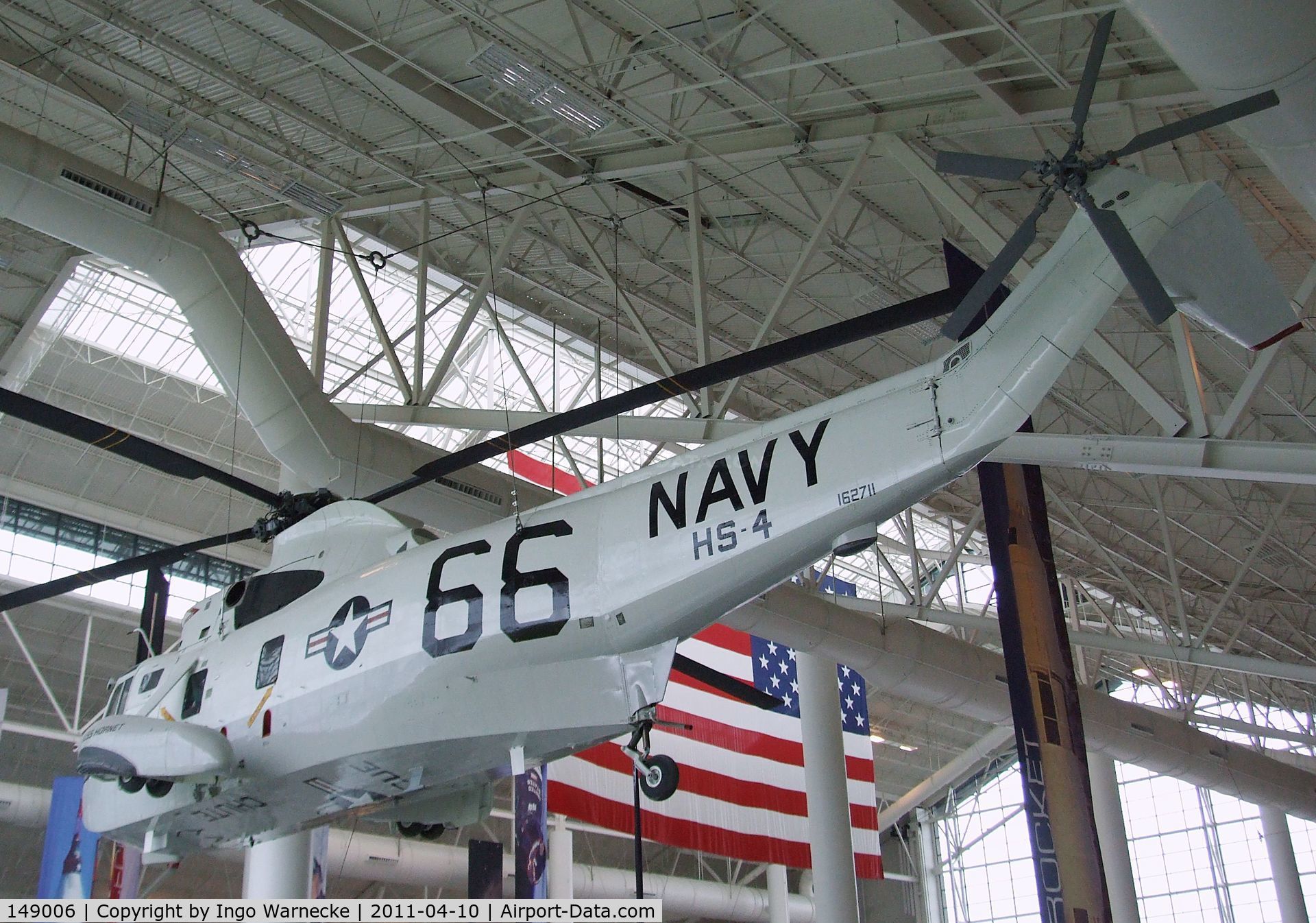 149006, 1962 Sikorsky SH-3H Sea King C/N 61080, Sikorsky SH-3H Sea King (displayed in the markings of 162711 