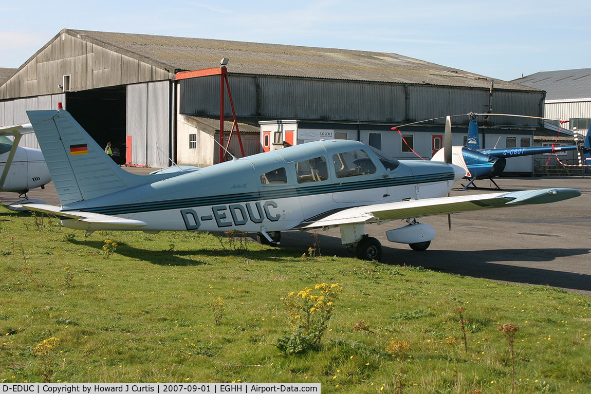 D-EDUC, 1992 Piper PA-28-181 Archer II C/N 2890170, Privately owned.