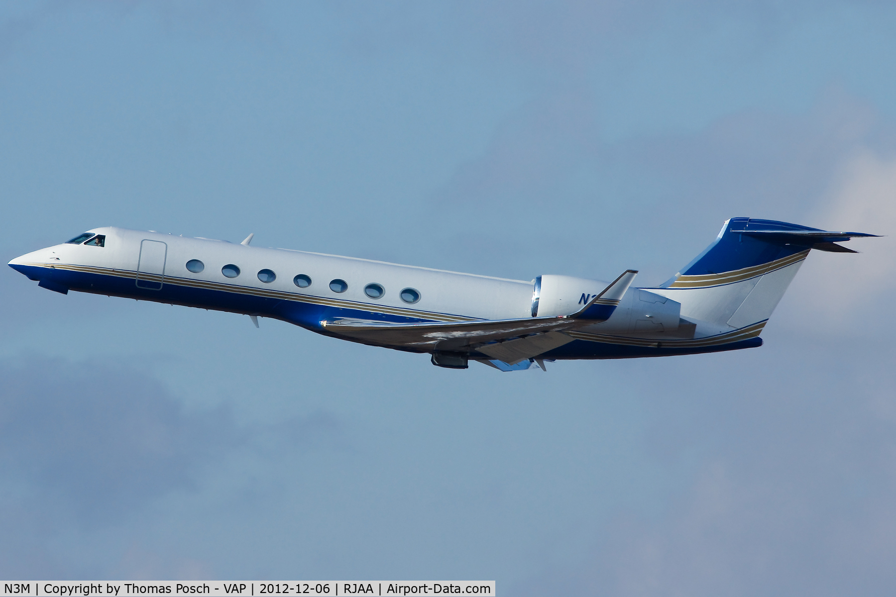 N3M, 2010 Gulfstream Aerospace GV-SP (G550) C/N 5290, 3M Aviation