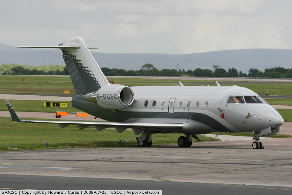 G-OCSC, 2001 Bombardier Challenger 604 (CL-600-2B16) C/N 5505, Privately owned.