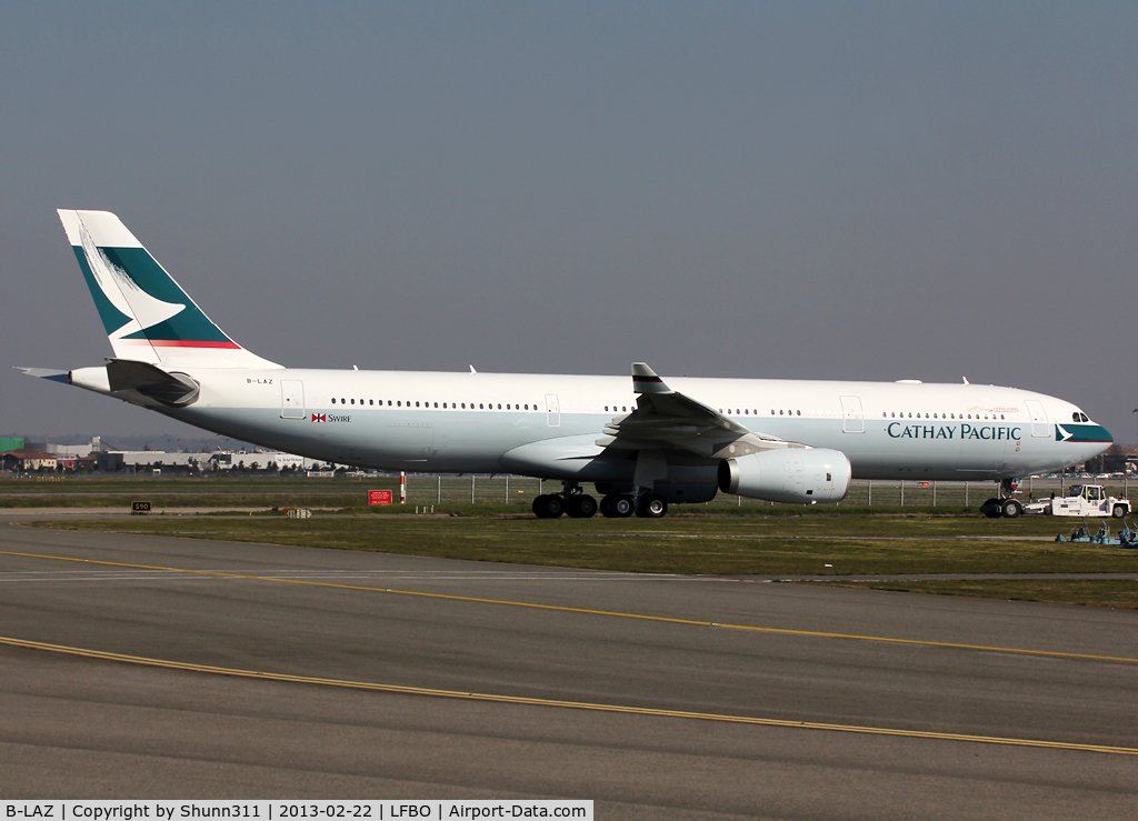 B-LAZ, 2013 Airbus A330-343X C/N 1387, Ready for delivery after test flight from Airbus...