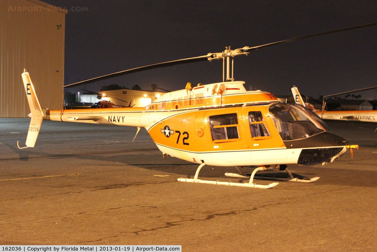 162036, Bell TH-57C Sea Ranger C/N 3715, TH-57C