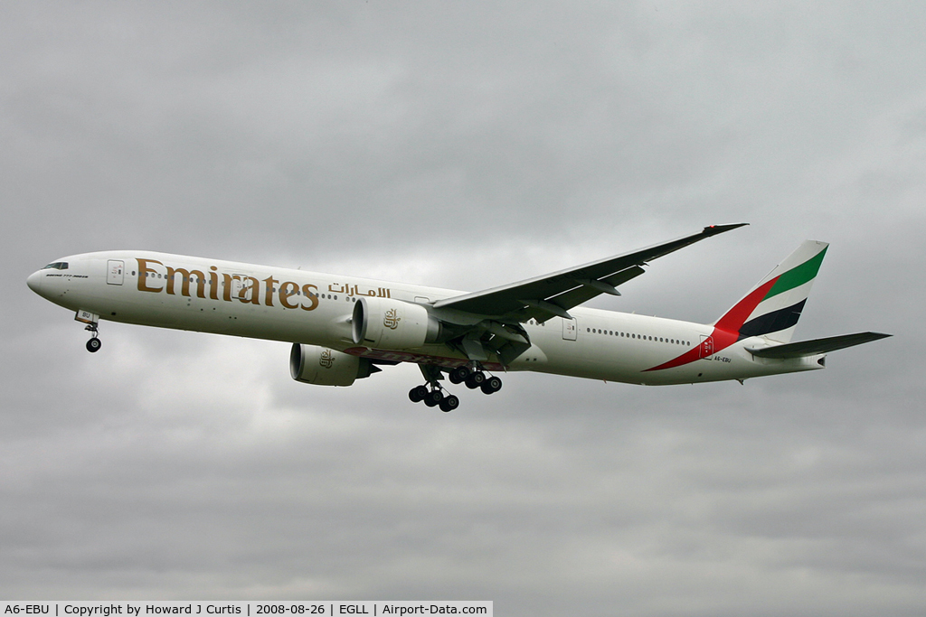 A6-EBU, 2006 Boeing 777-31H/ER C/N 34484, Emirates.