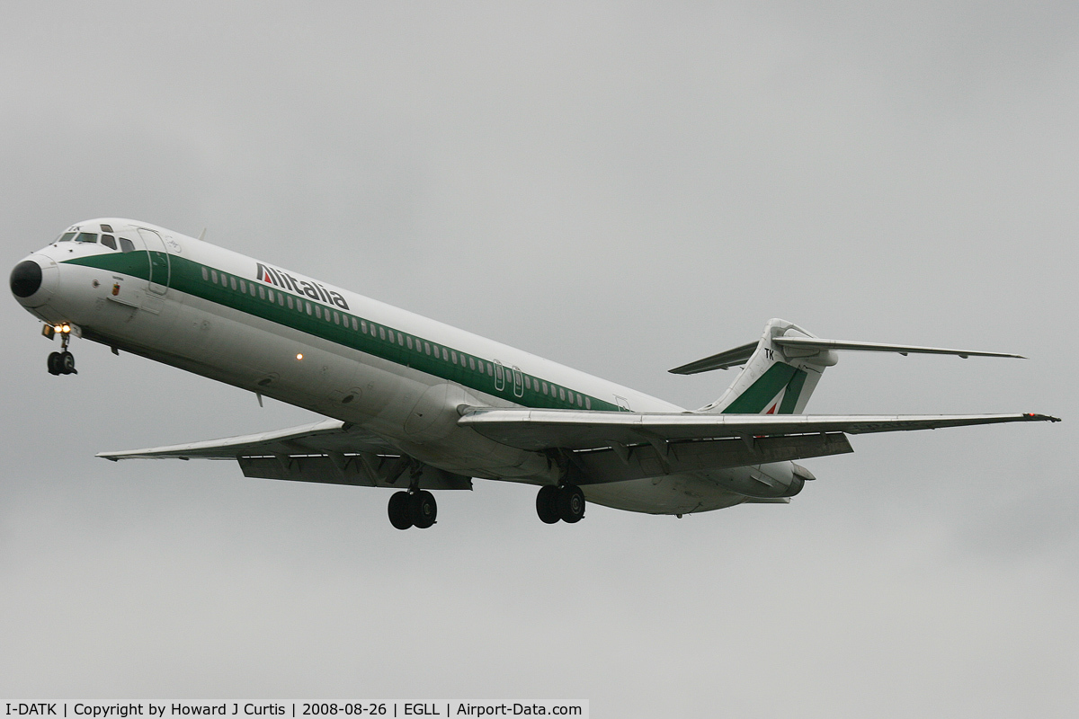 I-DATK, 1994 McDonnell Douglas MD-82 (DC-9-82) C/N 53228/2104, Alitalia