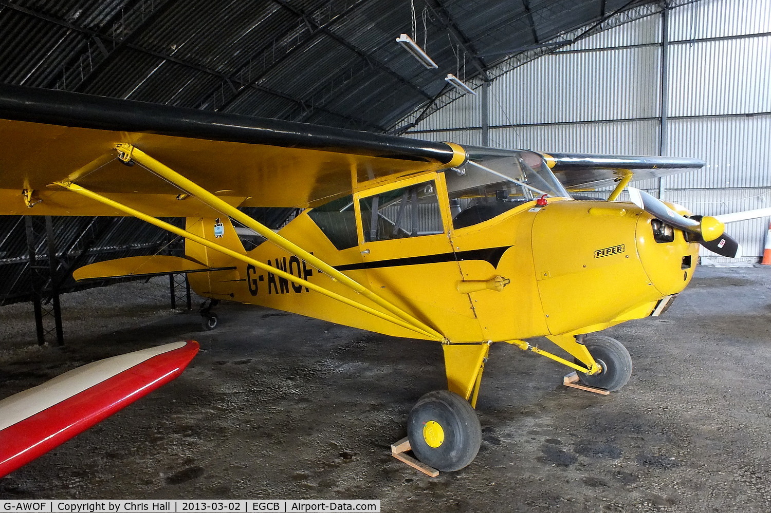 G-AWOF, 1948 Piper PA-17 Vagabond C/N 15-227, Barton resident