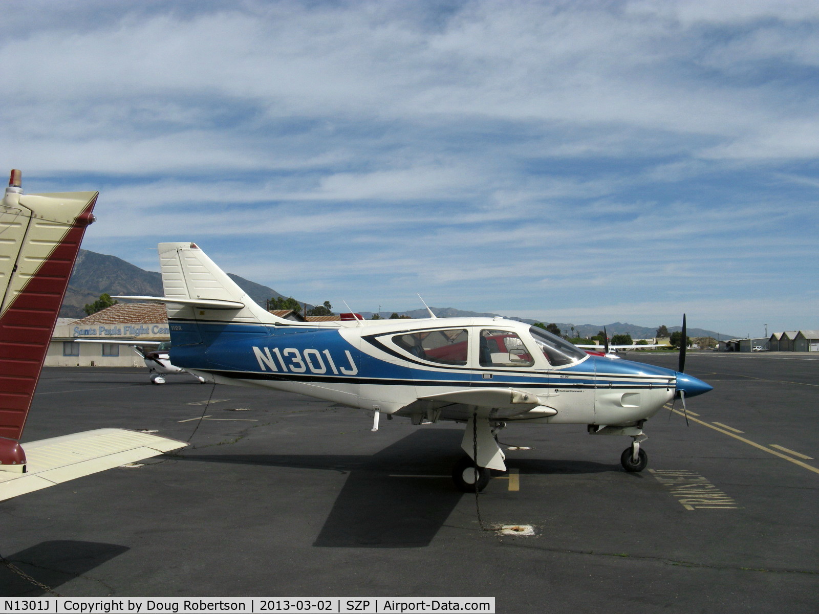 N1301J, 1975 Rockwell International 112A Commander C/N 301, 1975 Rockwell COMMANDER 112A 'HOTSHOT', Lycoming IO-360-C1D6 200 Hp, a modern competitive design with good ergonomics for pilot and passengers